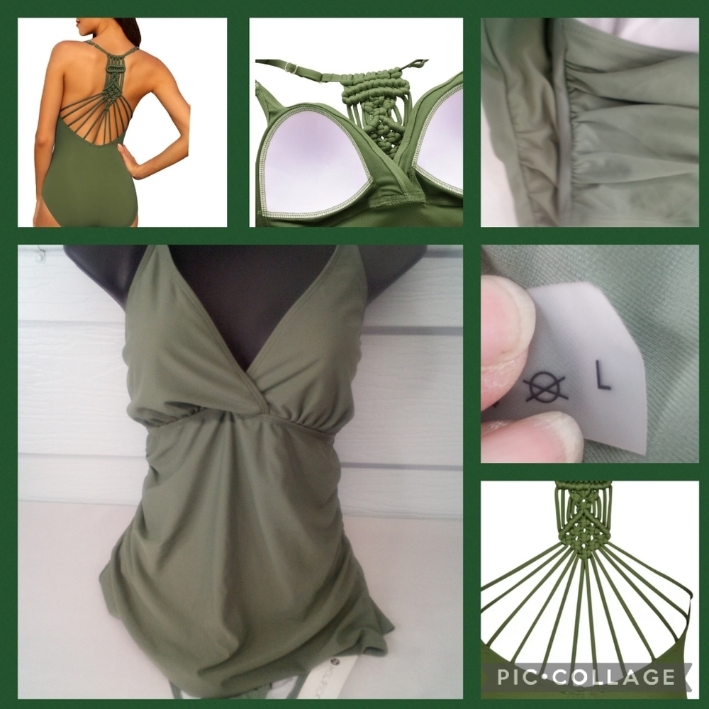Green one piece swimsuit.42 - Picture 7 of 7